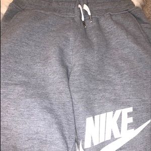 Cotton Grey Nike Shorts